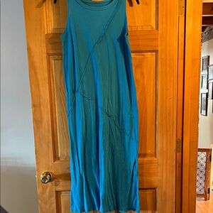 Sleeveless Blue Dress